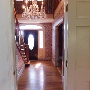 View from kitchen into foyer