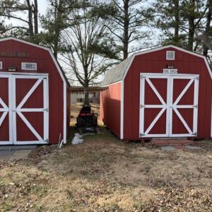 2 sheds for plenty of storage