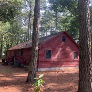 Left side of Log Home