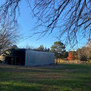 Large shed/barn on the property with electric and