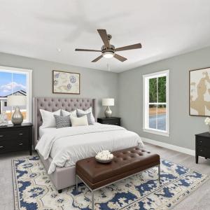 Bedroom, Staged Bedroom