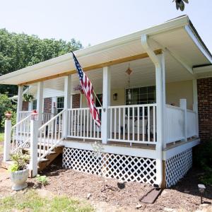Full Front Porch, A recent addition of a large front porch.