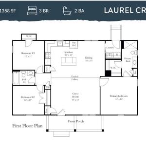 Floorplan, Laurel Creek Floorplan