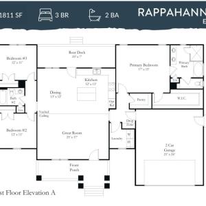 Floorplan, Rappahannock Floorplan