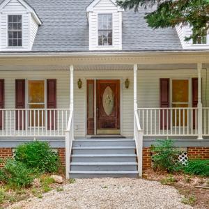 Close up front of house