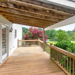 Covered Back Deck