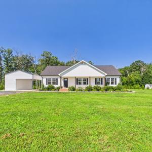 Front of Home , Move-In Ready One-Level Living with Open Floor Plan, High-Speed Firefly Fiber Internet, Established Landscaping, and Detached Workshop.