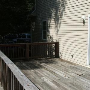View of deck