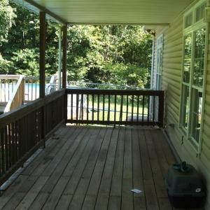 Covered front porch