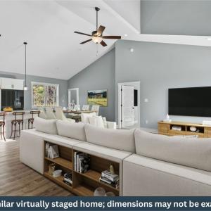 Great Room, Great Room Staged