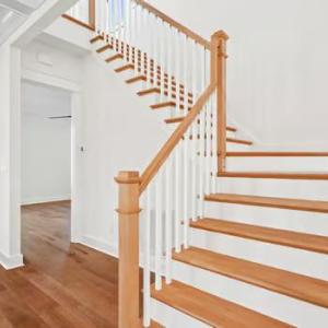 Beautiful Wood Tread Stairs