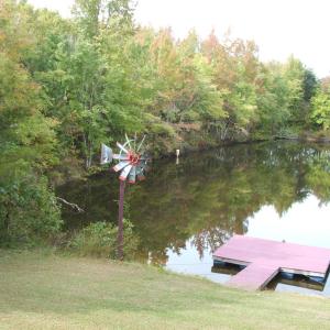 Add'l view of pond w/floating dock