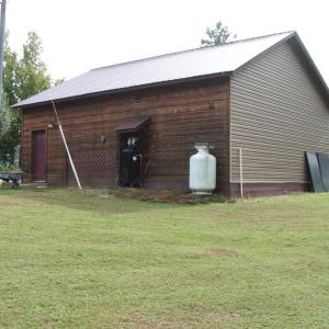Rear view of garage/shop bldg.