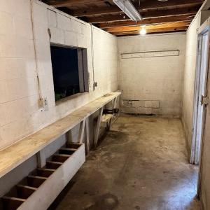 1 of 2 garage workrooms