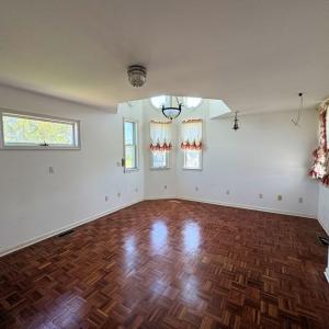 Studio leads out to veranda