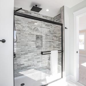 Custom Tile walk-in shower