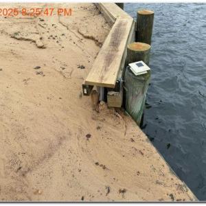 New bulkhead at property line