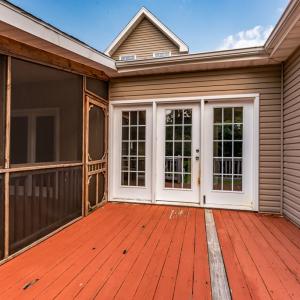 Rear deck