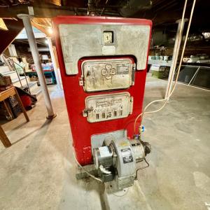 Furnace in front house