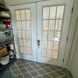 Door to 2 bedroom/bath house addition