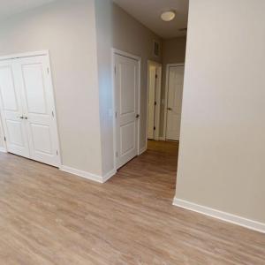 View to laundry and entrance from garage