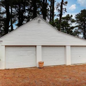 three car detached garage
