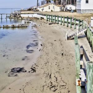 Private community beach
