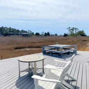 Shared patio area on ground level