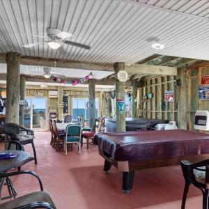 Ground Level is enclosed Party Room/Tiki Bar!
