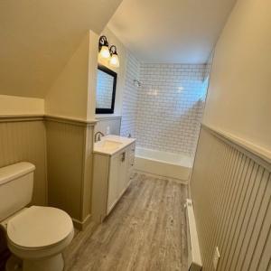Freshly renovated bath