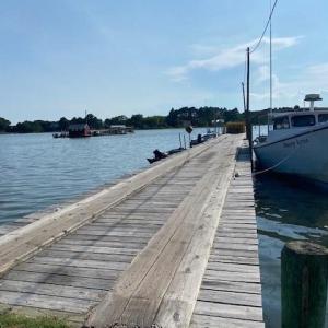 County dock at the end of the street