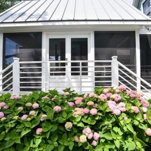 Stairs off Screened in Porch
