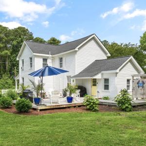 Back Deck, This space includes an outdoor shower perfect for summer days