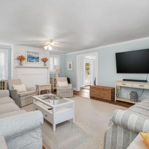 Living Room, Custom plantation shutters