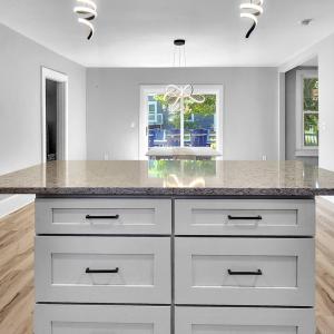 Kitchen Island With Ample Drawer Space