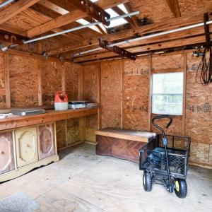 Inside Storage Shed