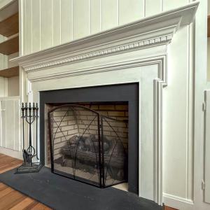 Fireplace w/matching bookcases
