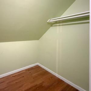 Walk in closet in upstairs hall