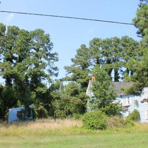view from the side of the yard.