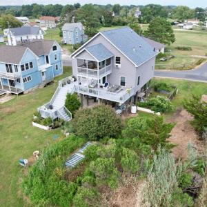 Multiple outside living spaces.