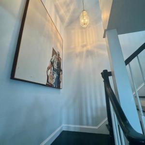 Staircase to upper level.