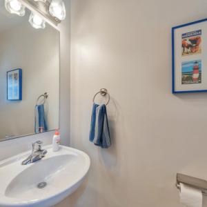 Convenient Half Bath upstairs.