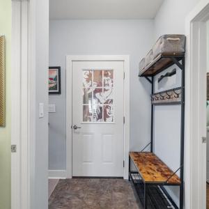Back exit to carport from first floor