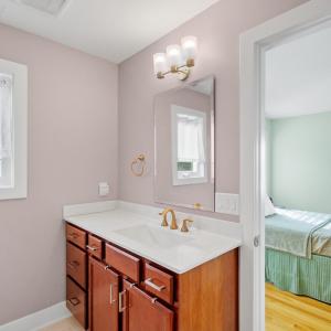 Second floor bath (2) into attached bedroom