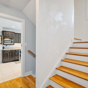 Stairs to third floor
