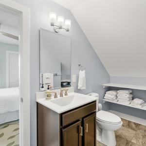 Third floor bedroom and bath
