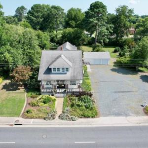 Ample parking., 1.1 acre surveyed.