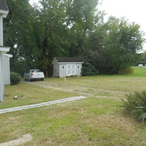 Shed and Nice Side Yard