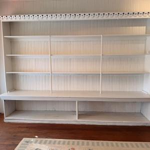 Shelving in store