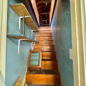 Stairs leading to upstairs bonus room